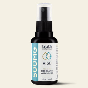 500mg Rise Blend - CBD Oil + Vit D